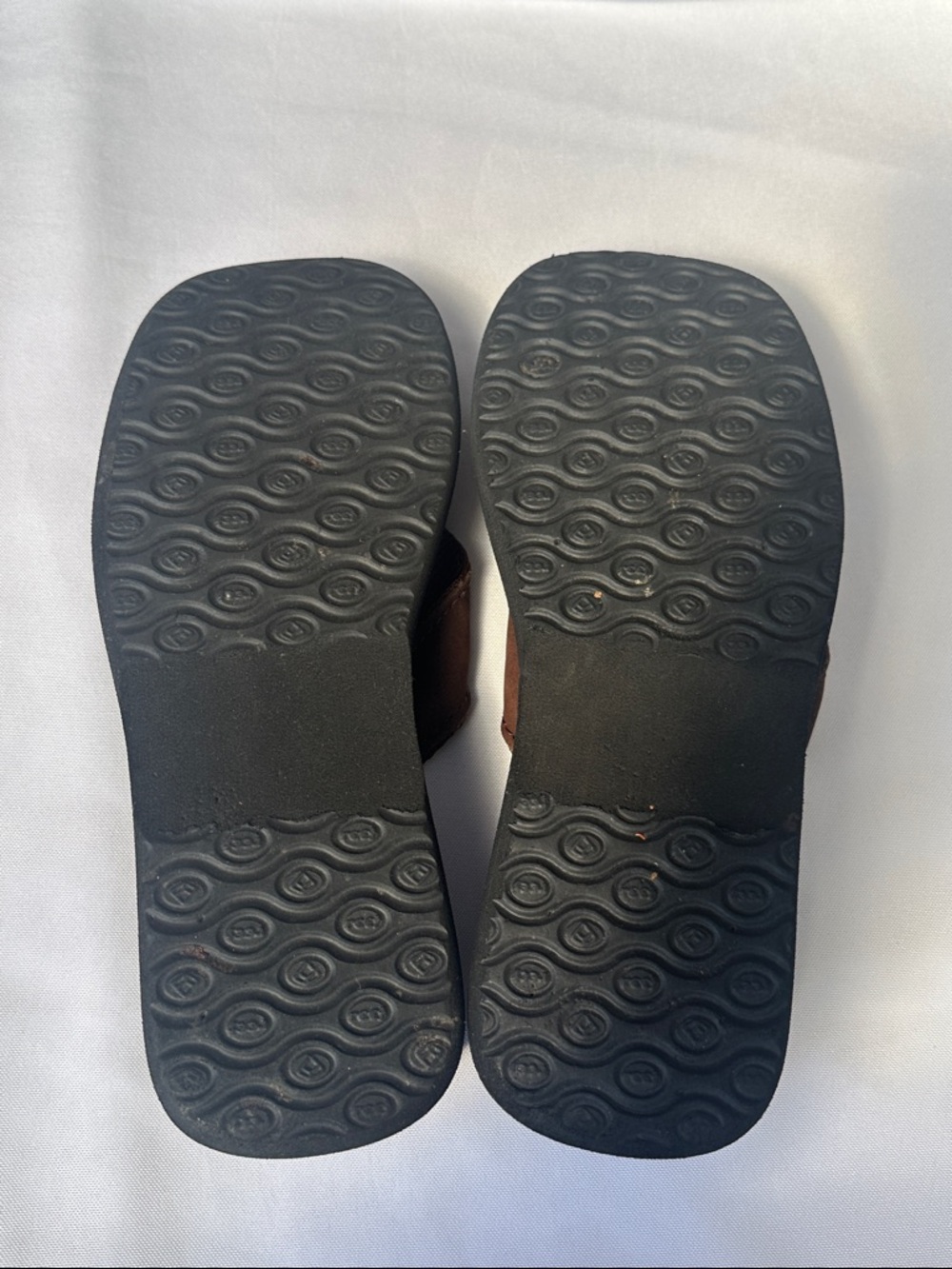 Reef Butter Platform Flip Flops Chocolate Brown Size 7 Lightweight Comfy Sandals - Picture 4 of 6